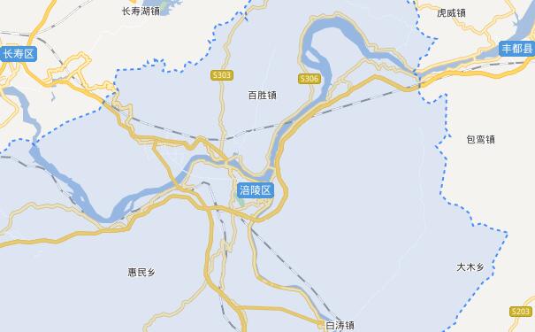 成都到重庆涪陵区物流专线可将货物送到的服务地区