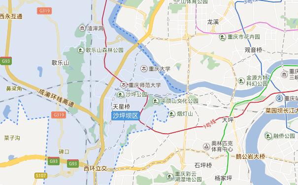 成都到重庆沙坪坝物流专线可将货物送到的服务地区