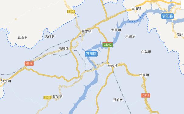 成都到重庆万州区物流专线可将货物送到的服务地区